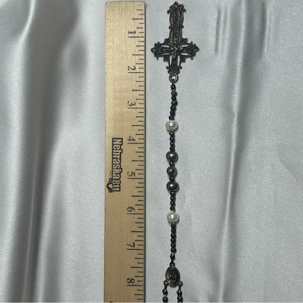 Handmade Genuine Pearl Rosary - Picture 11 of 14